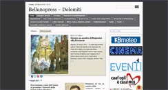 Desktop Screenshot of bellunopress.it